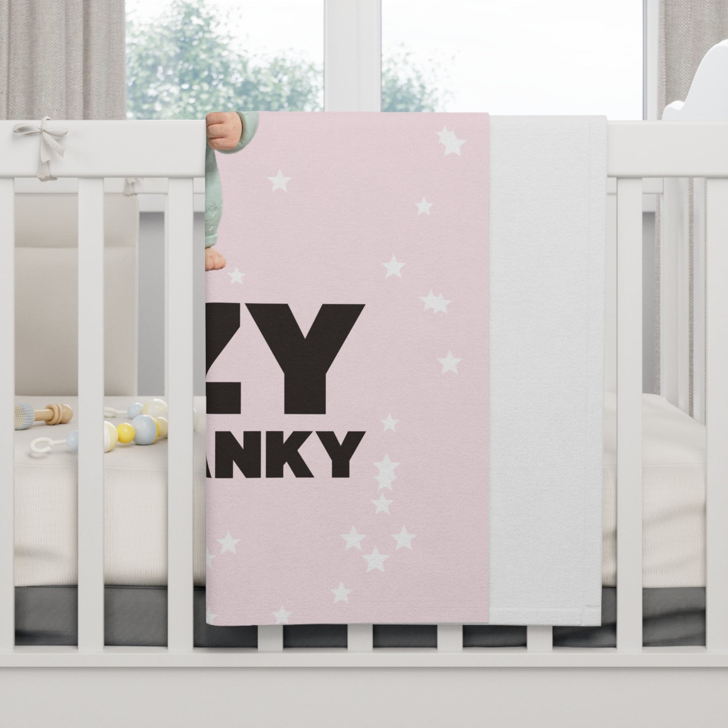 Soft Fleece Baby Blanket — "Cozy but Cranky"