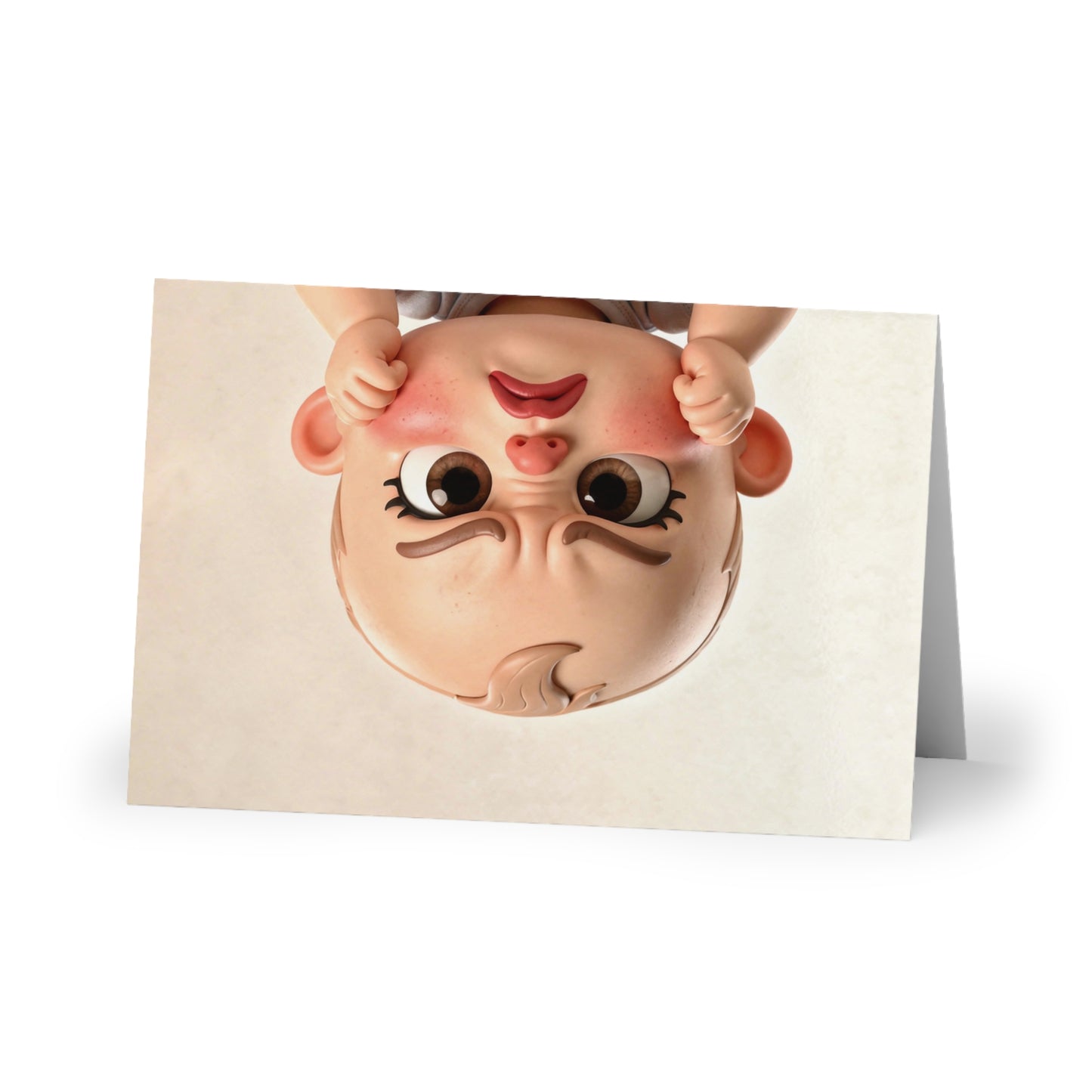 Greeting Card — "Born Cranky"