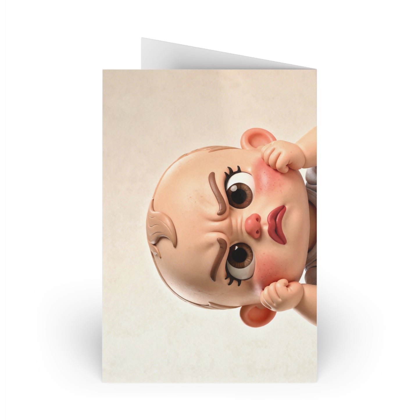 Greeting Card — "Born Cranky"
