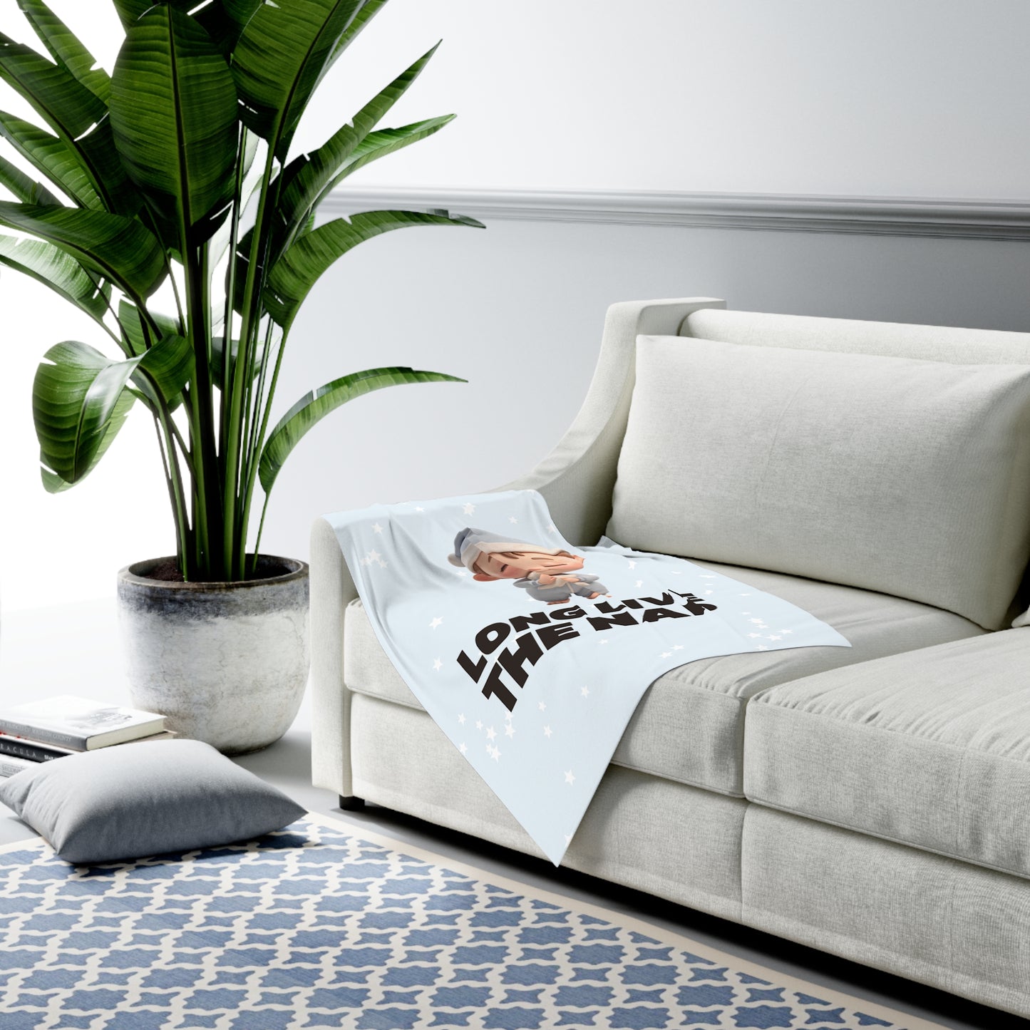 Baby Swaddle Blanket — "Long Live the Nap"