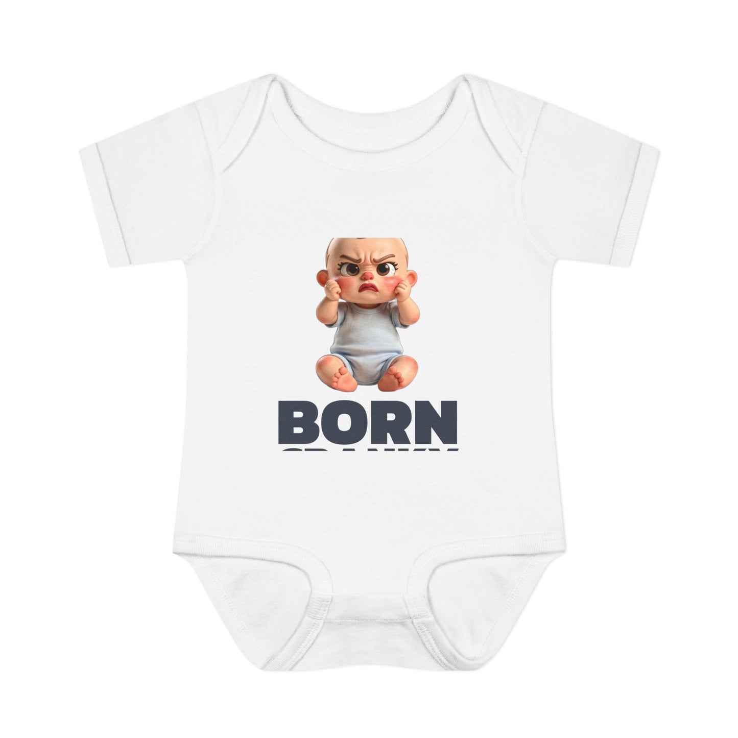 Baby Bodysuit — "Born Cranky"