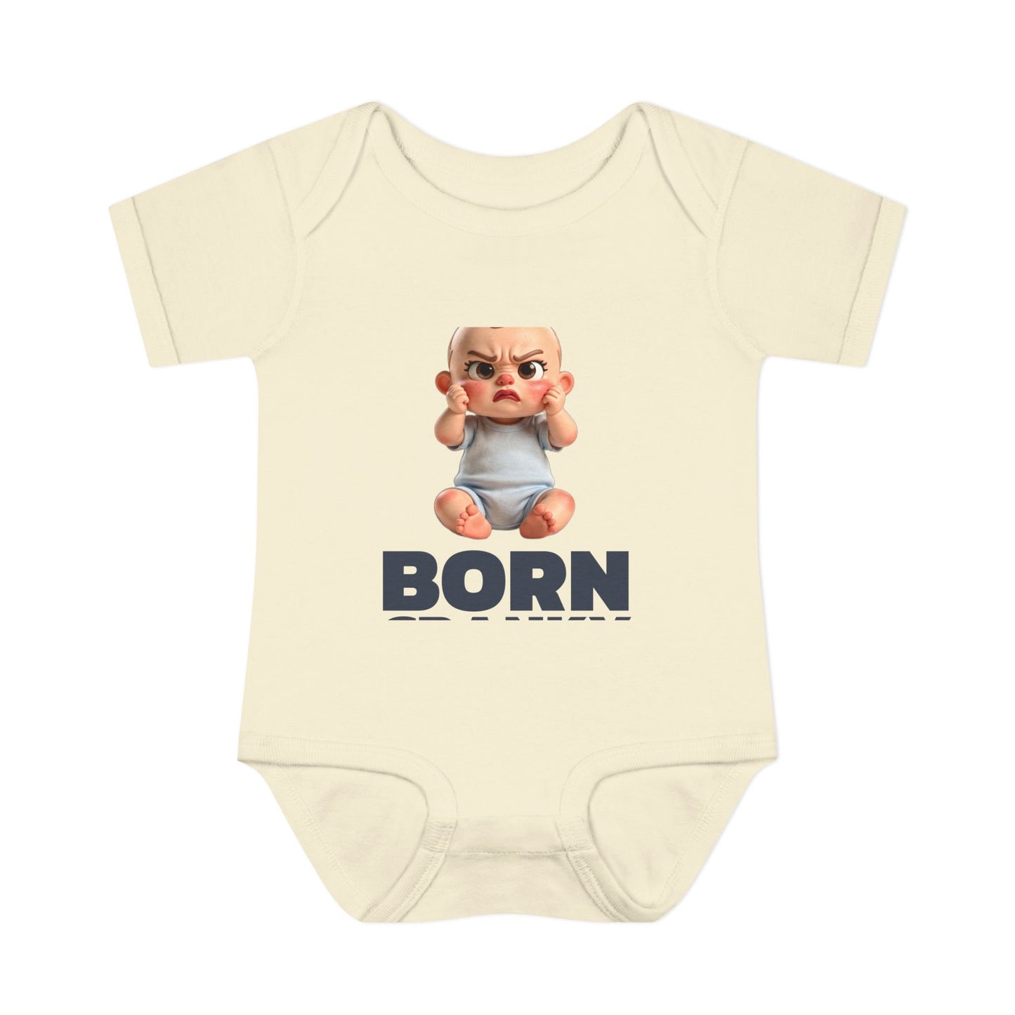 Baby Bodysuit — "Born Cranky"