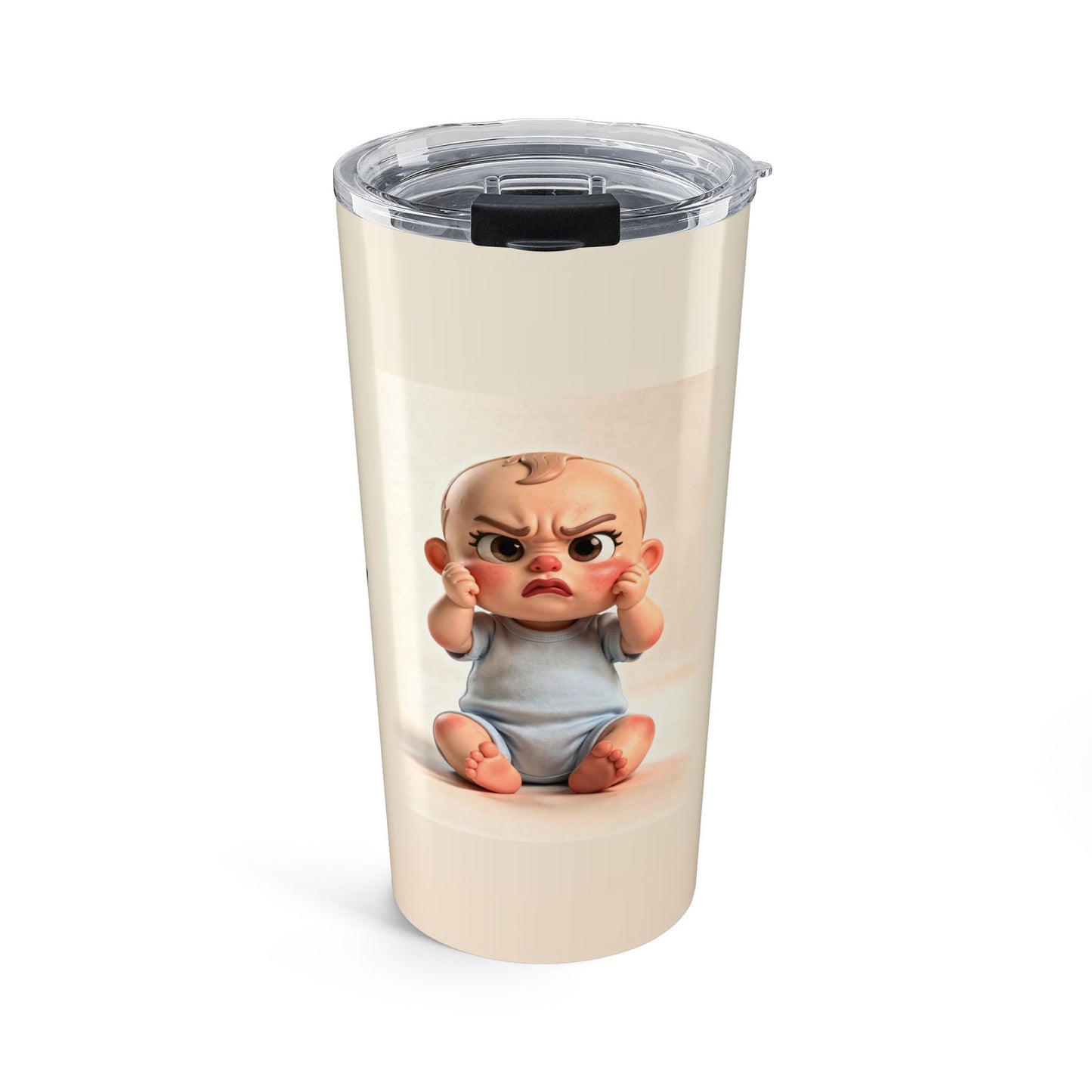 Travel Tumbler — "Born Cranky"