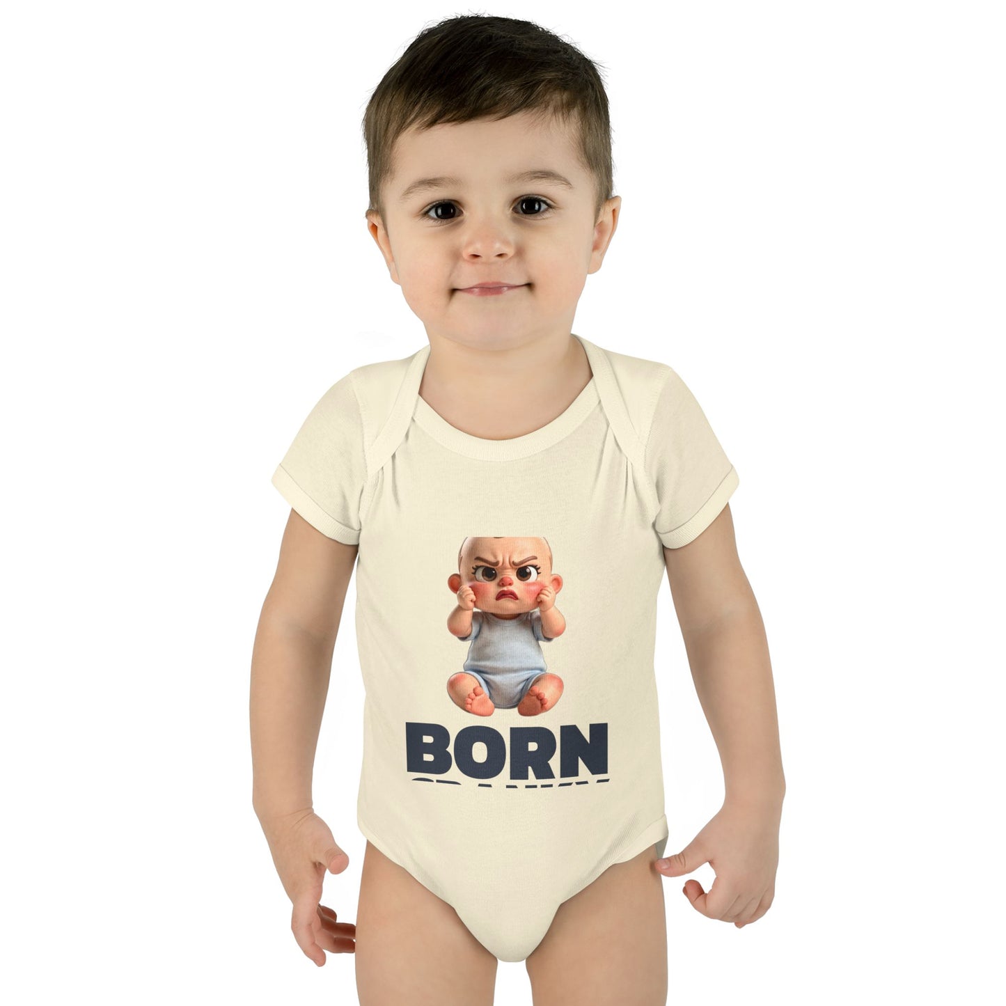 Baby Bodysuit — "Born Cranky"