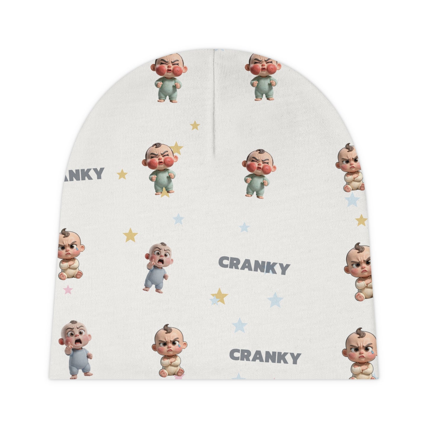 Baby Beanie — Cranky All-Over