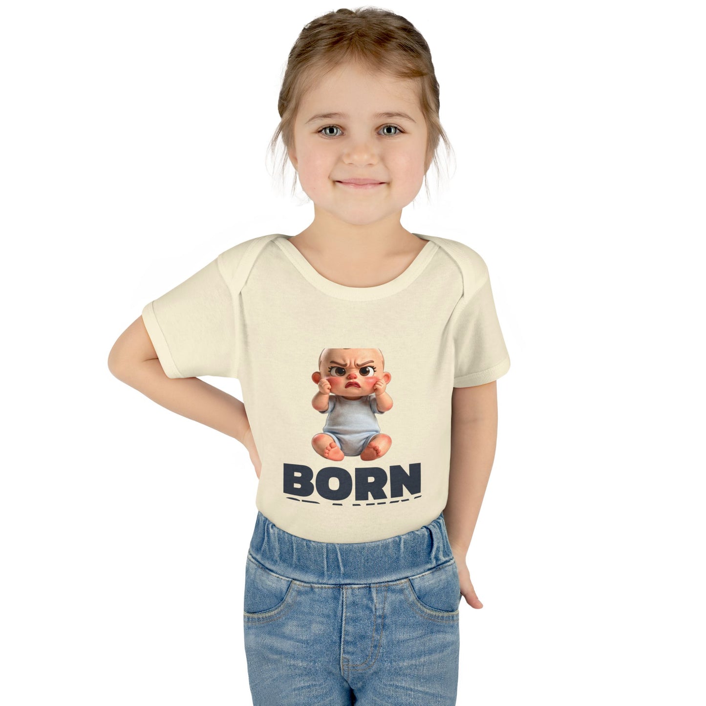 Baby Bodysuit — "Born Cranky"