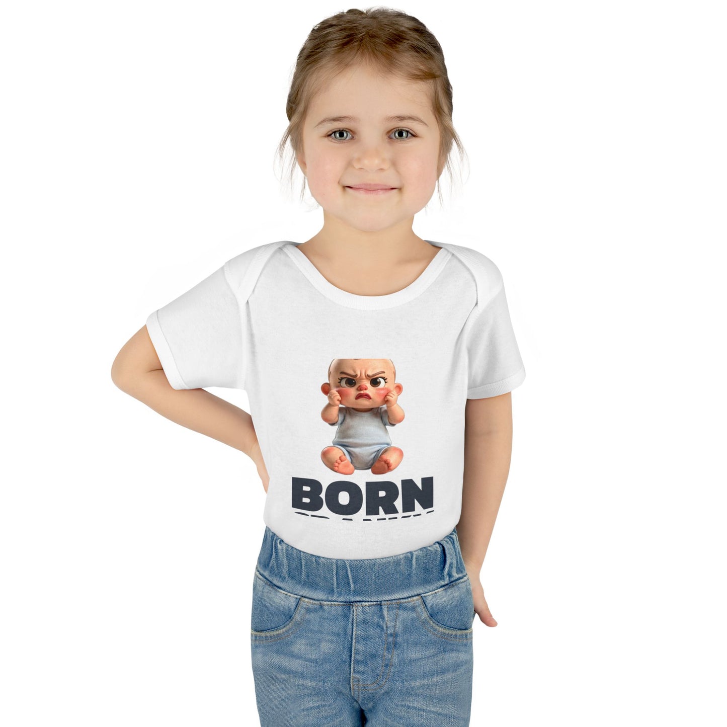 Baby Bodysuit — "Born Cranky"