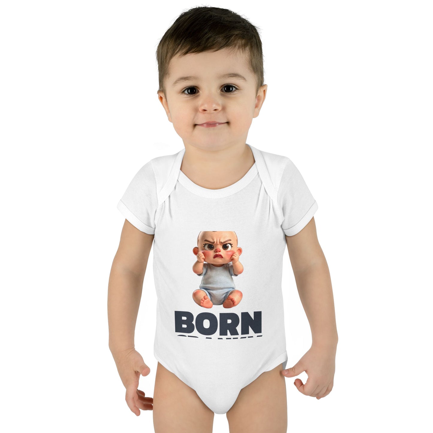 Baby Bodysuit — "Born Cranky"
