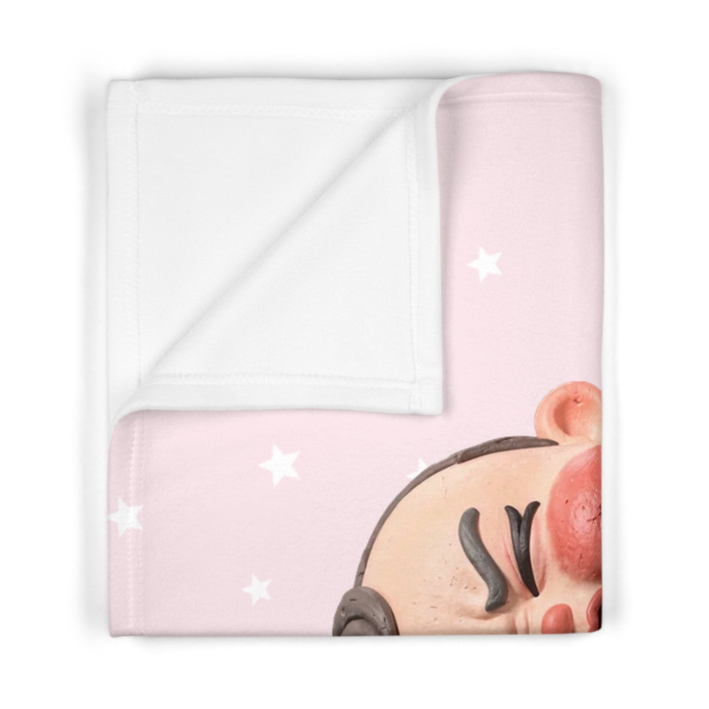 Soft Fleece Baby Blanket — "Cozy but Cranky"